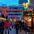 The Kaiser-Wilhelm Memorial Church Christmas Market at night